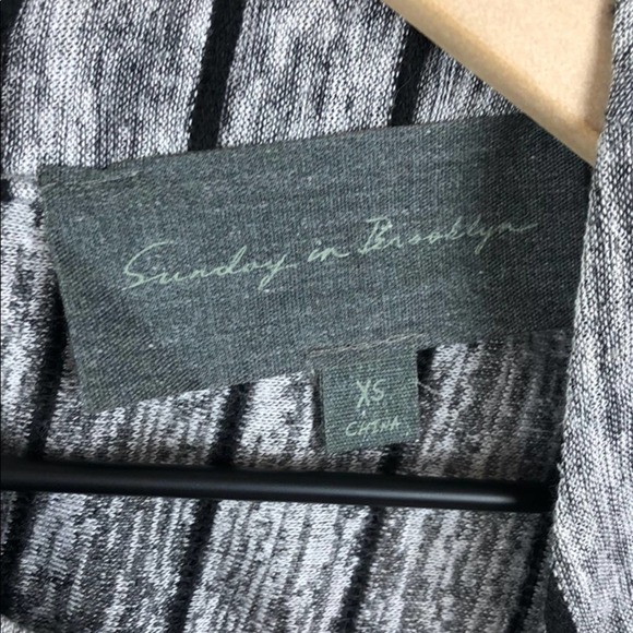 Sunday in Brooklyn Striped Sleeveless Tunic (XS) - Picture 5 of 7